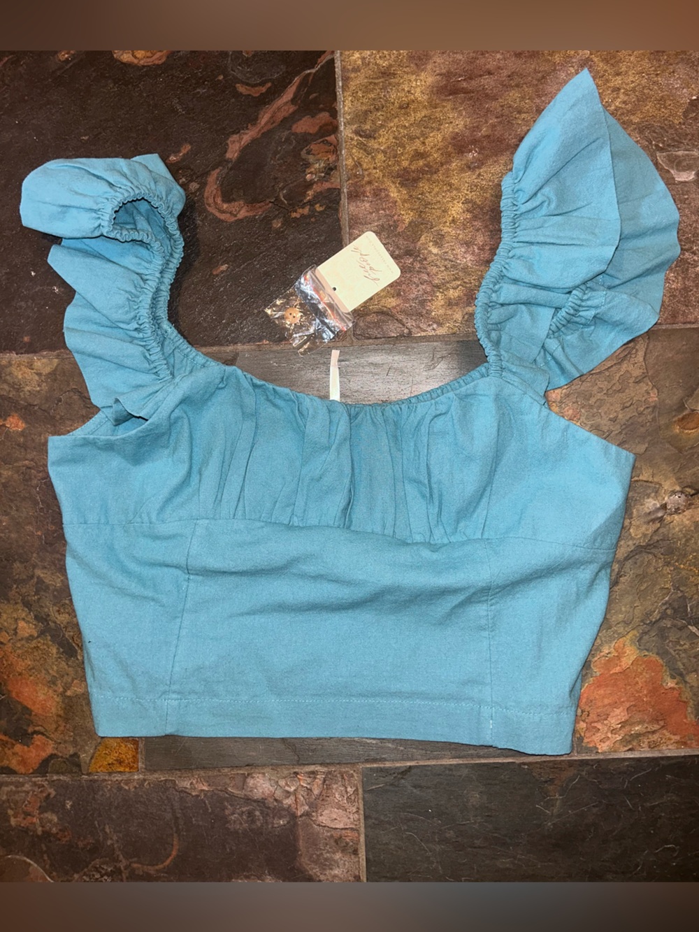 Blue Free people top size medium - Picture 1 of 4